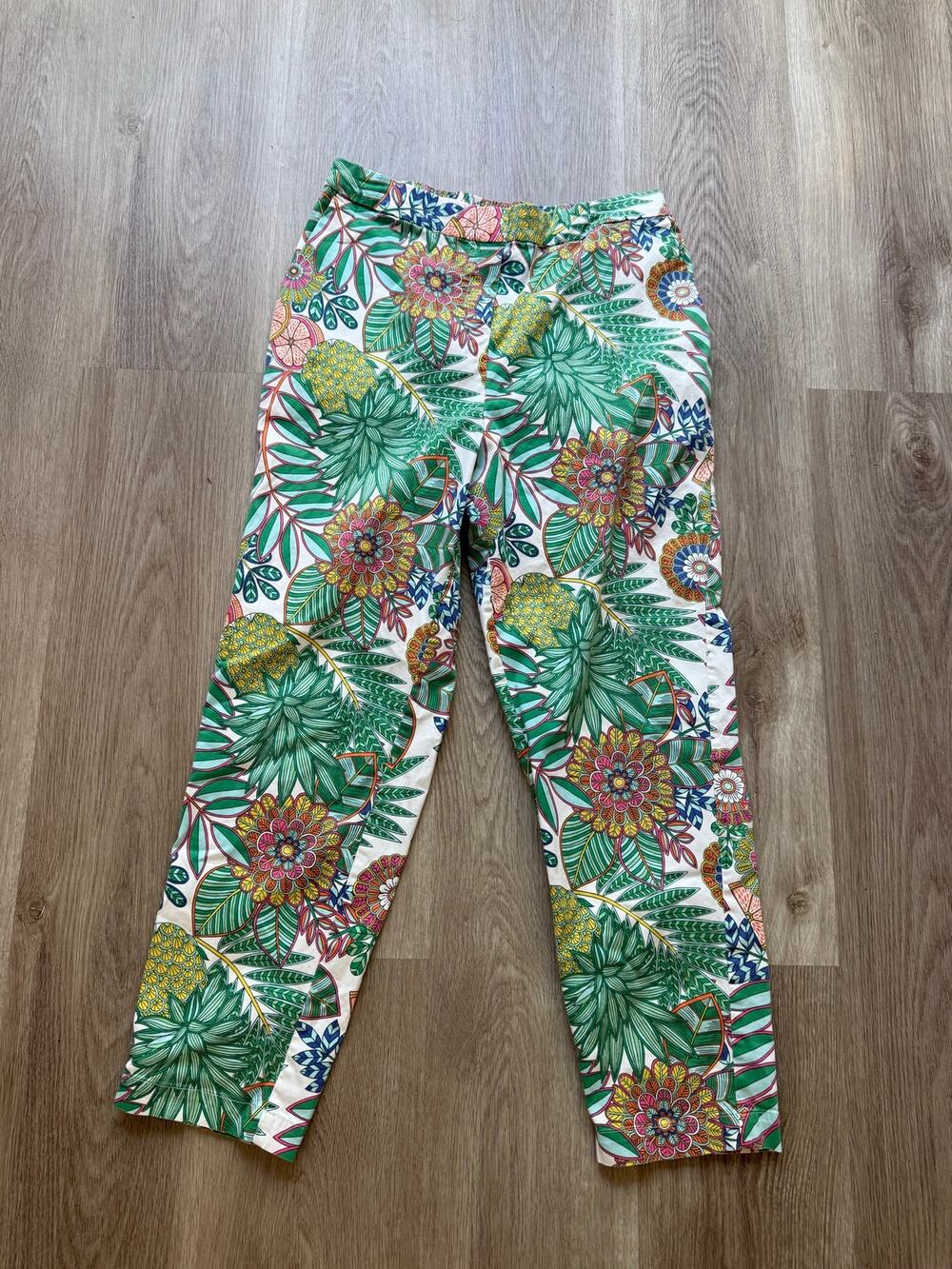 Boden Danby Women's Pull On Pants, 8R, Paradise Jungle Print